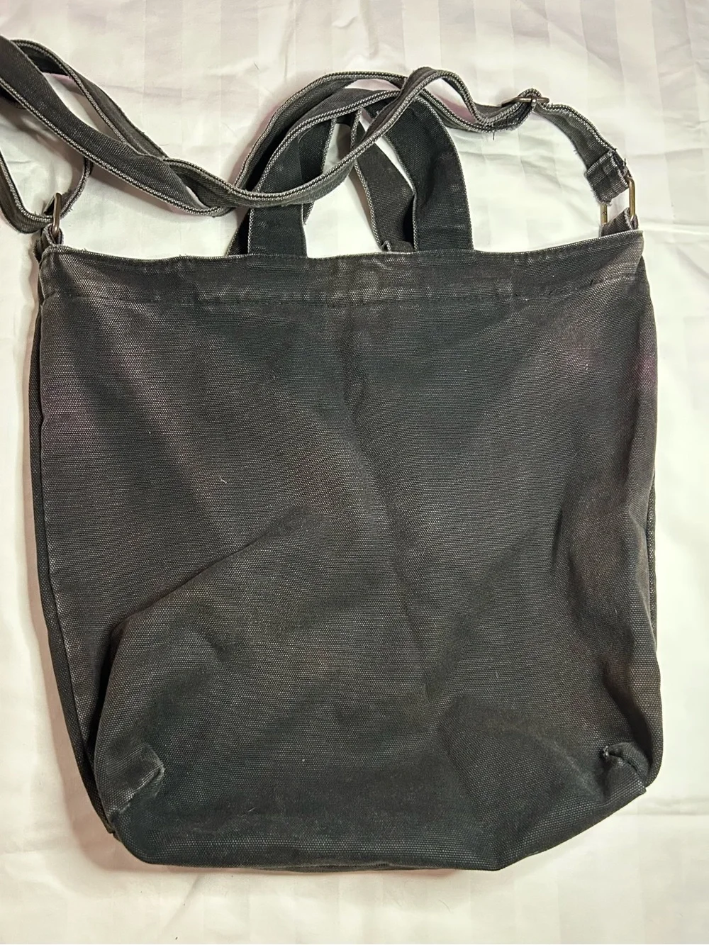 KAVU Black Canvas Tote Bag